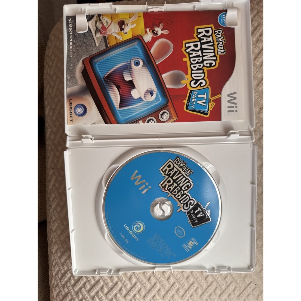 Rayman Raving Rabbids: TV Party (Nintendo Wii, 2008) - Picture 3 of 3